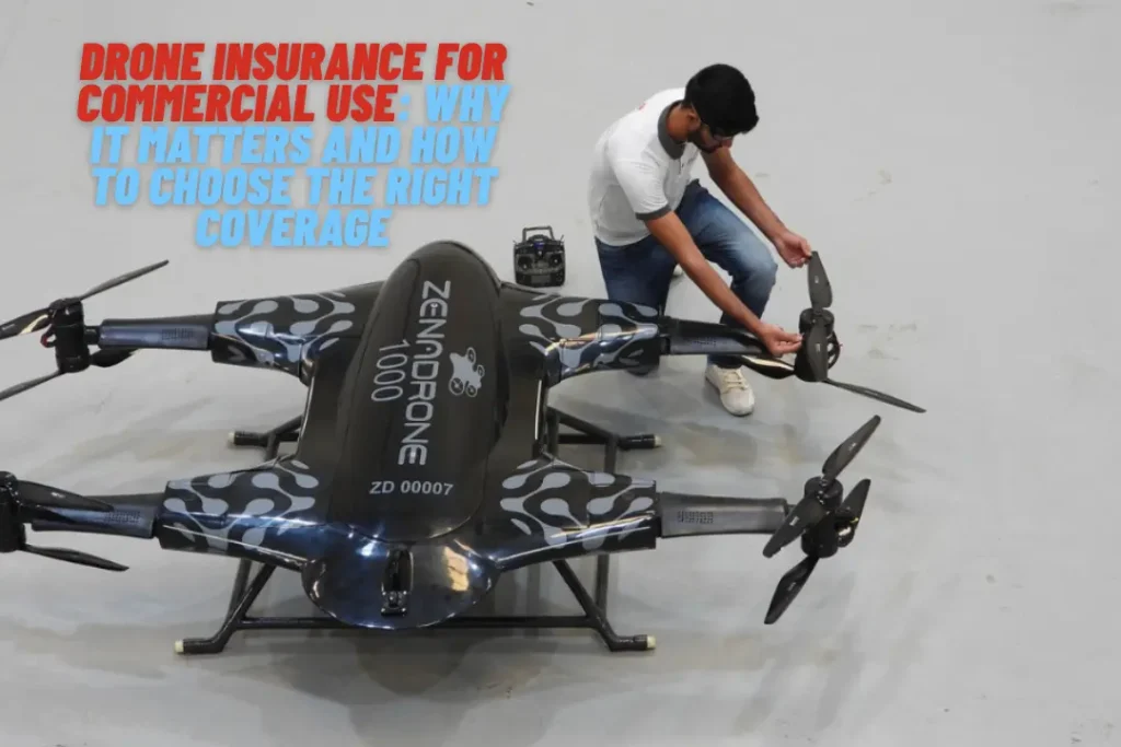 Drone Insurance for Commercial Use: Why It Matters and How to Choose the Right Coverage
